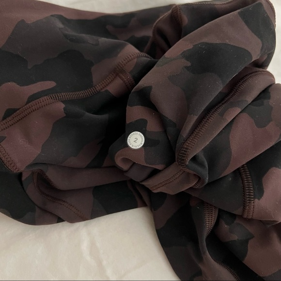 Lululemon Invigorate High-Rise Tight 25" Brown Camo SZ2 - Picture 6 of 7